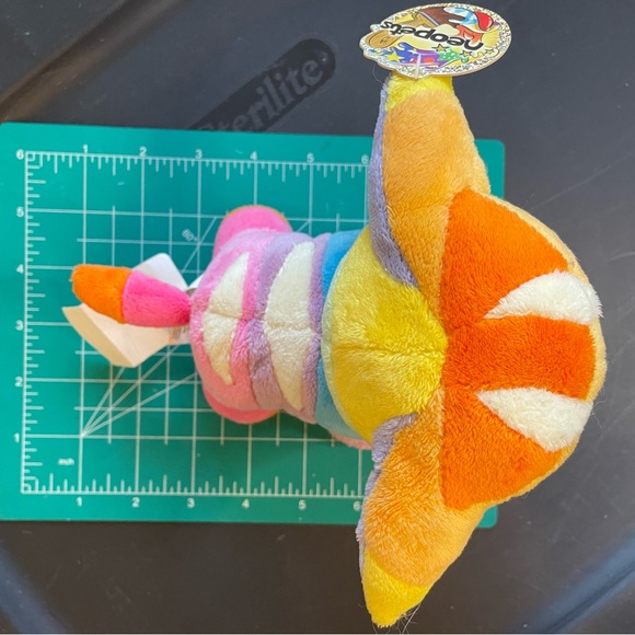 Neopets Rainbow Poogle Plushie from Limited Too 2005 - Picture 6 of 14